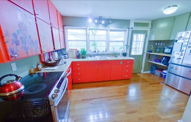 3D Tour Available - Fenced-in Yard + Attached Garage + Washer & Dryer! Available September 1st!