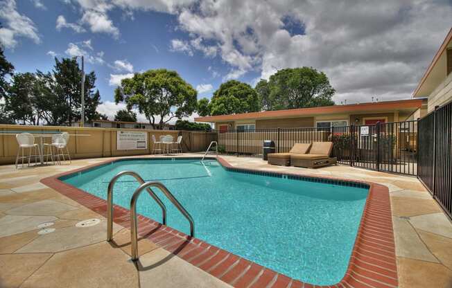 Relaxing Pool at 720 North Apartments, Sunnyvale, California