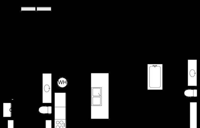 2 beds, 2 baths, 1,072 sqft, $1,750