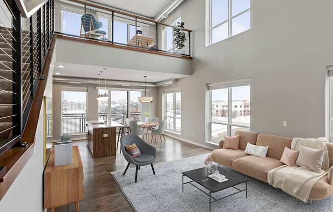 Nuvelo at Parkside Apartments in Apple Valley Penthouse Living Area