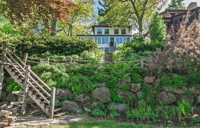 Lake Mendota 3BR Home for 12-Month Lease – Spring Harbor, 50' Shoreline, Unfurnished