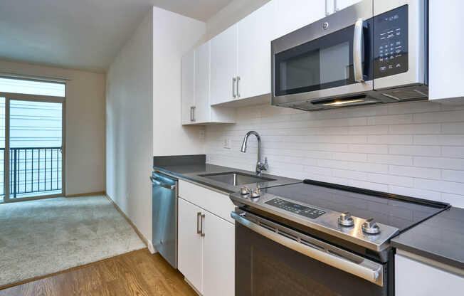 Kitchen with Stainless Steel Appliances