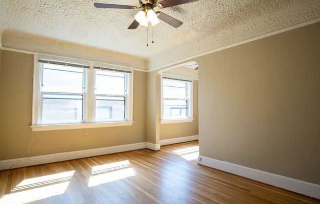 First Floor Vintage Studio with Large Closet!