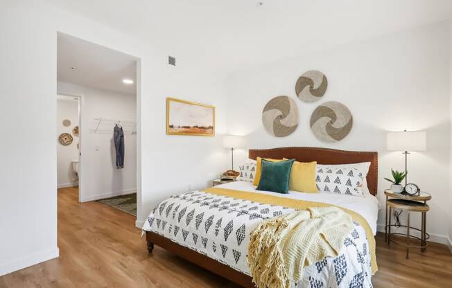 Spacious bedroom at Mill on Maple