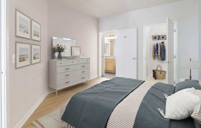 Bedroom with Hard Surface Flooring