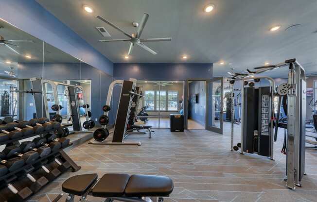 The Ridley apartments in Jacksonville, FL photo of fitness center