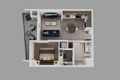 1 bed, 1 bath, 560 sqft, $3,295