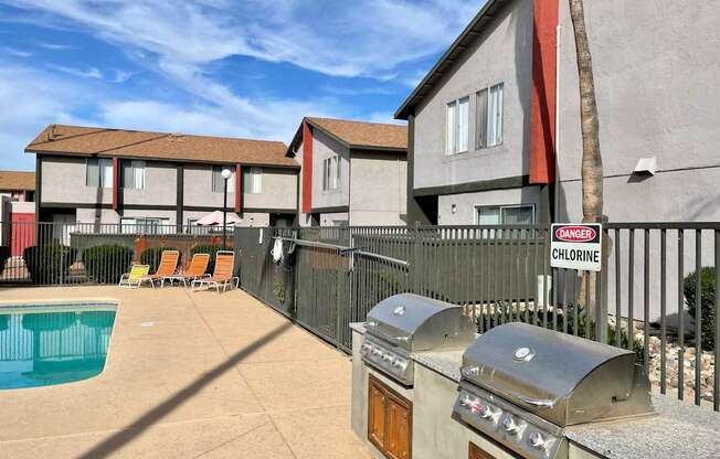 Pet-Friendly Apartments In Tucson, AZ – Midtown on Seneca - Photo of Outdoor Grilling Area