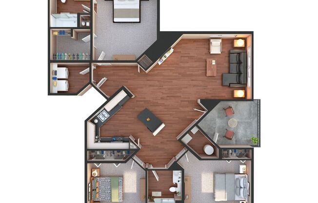 3 beds, 2 baths, 1,276 sqft, $2,141