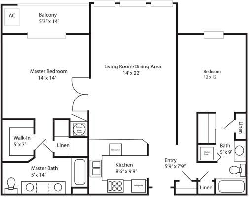 Suite A Floorplan
