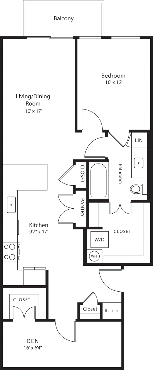 1 bed, 1 bath, 929 sqft, $3,125