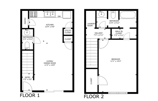 1 bed, 1.5 baths, 825 sqft, $1,097, Unit H-24