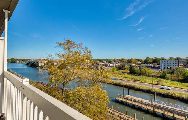 Balcony with Water View at The Lafayette, Norfolk, VA, 23508