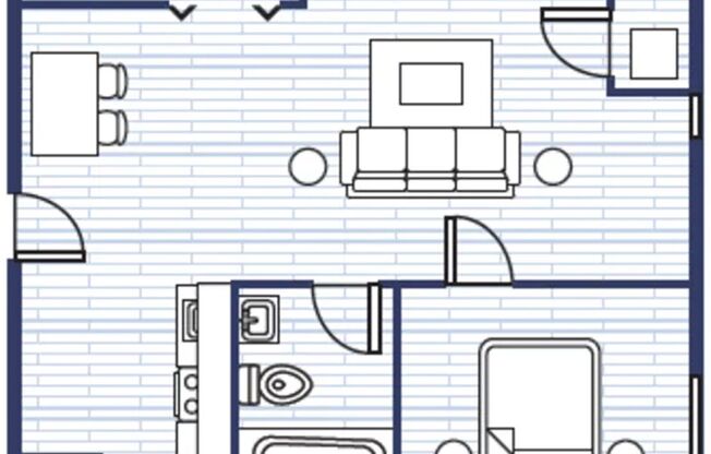 1 bed, 1 bath, 500 sqft, $1,195, Unit 1-0647