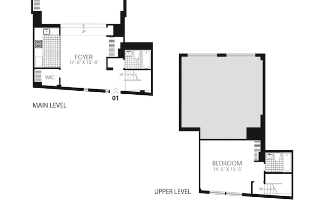 1 bed, 2 baths, $10,495, Unit PH-01