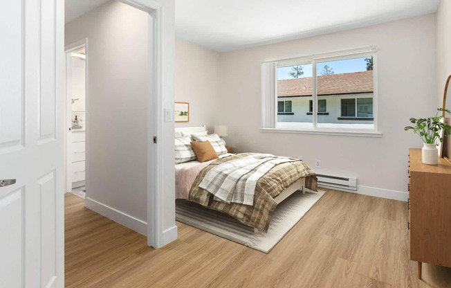 Bedroom with Hard Surface Flooring