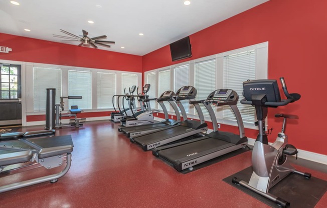 Gym center at Creekside Apartments, Overland Park