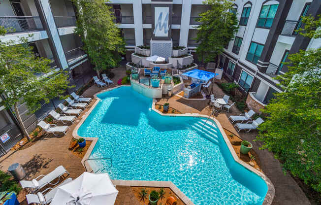 a view of the pool at protea hotel