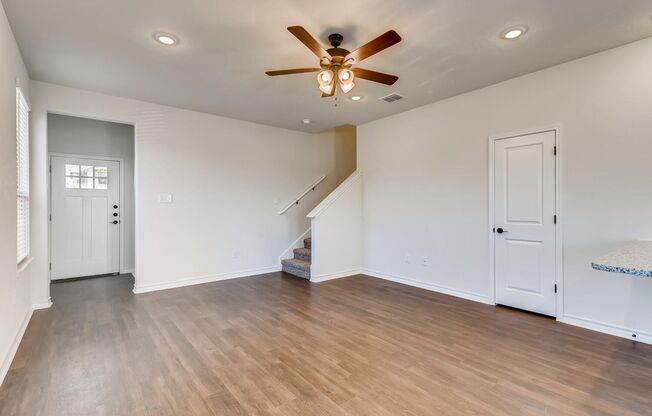 Wood Floors NO Carpet Duplex Available Now