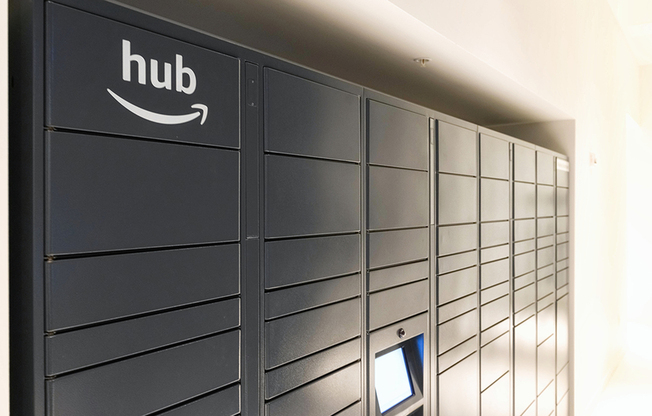 Amazon Hub package lockers