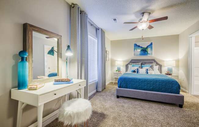 Bedroom With Ceiling Fan at Jamison Park, North Charleston, South Carolina