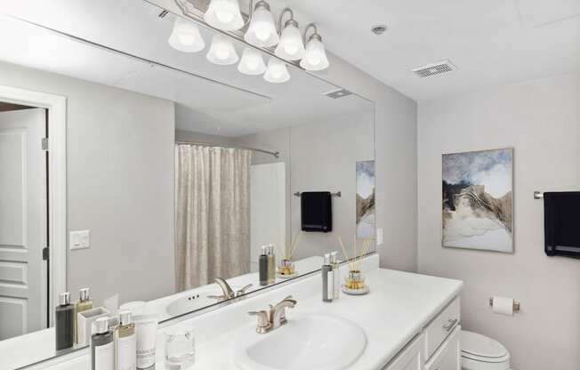 Bathroom at Azure Apartment Homes