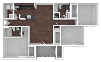 3 beds, 2 baths, 1,362 sqft, $1,365