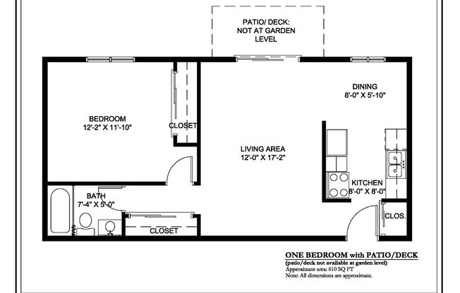 1 bed, 1 bath, 610 sqft, $1,315, Unit 257-303