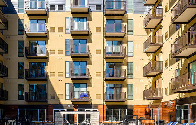 Sparkling Pool With Lounge Chairs