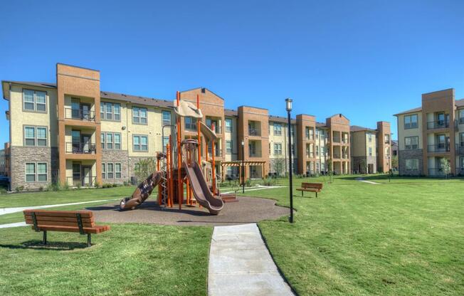 our apartments showcase a beautiful playground