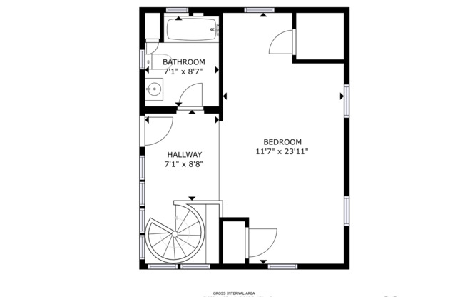 1 bed, 1.5 baths, $3,600