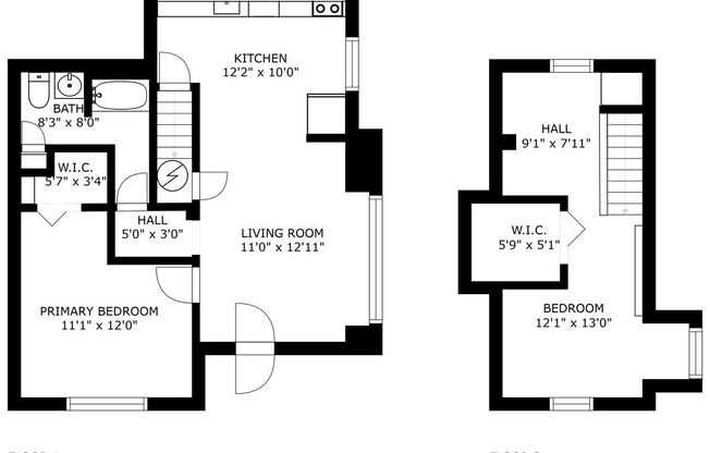 2 beds, 1 bath, 756 sqft, $2,180, Unit 1