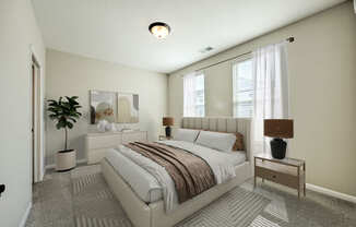 Classic Bedroom at Fairmont Apartments, Westerville, OH