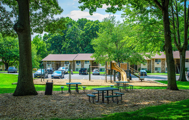 Atlantic Pointe grilling station and playground