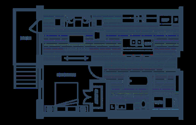 1 bed, 1 bath, 740 sqft, $1,675, Unit 1104