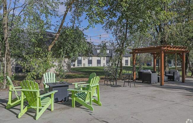 Exterior picture, picnic area