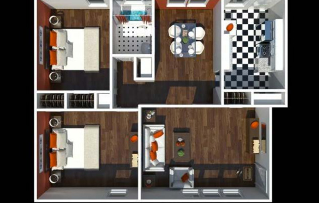 Avenue Willows 2 bed-1 bath with W/D included!