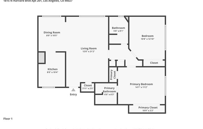 2 beds, 2 baths, $2,800, Unit 017#201