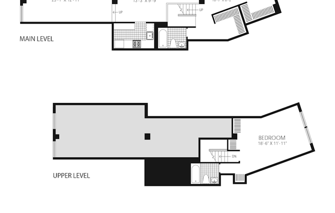 1 bed, 2 baths, $12,125, Unit PH-19