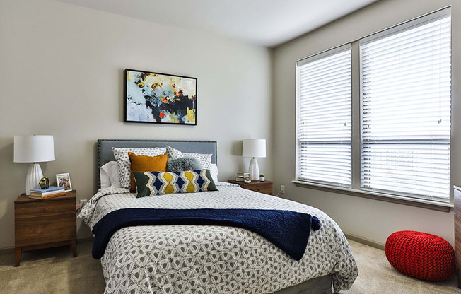 Bedroom at Residences at The Streets of St. Charles, St. Charles, MO, 63303