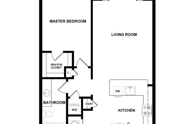 1 bed, 1 bath, 689 sqft, $1,461