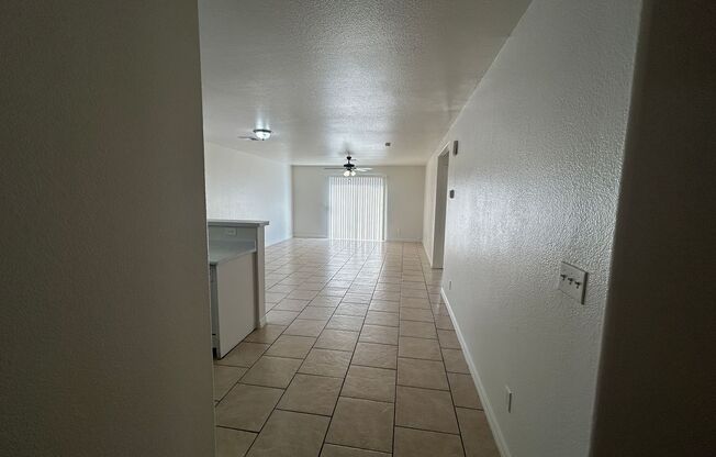 Single story with tile flooring throughout the house.