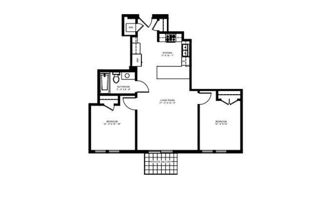 2 beds, 1 bath, 826 sqft, $2,500, Unit 508