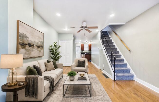 Lower Moyamensing Townhome with Private Patio, Finished Basement & Modern Updates