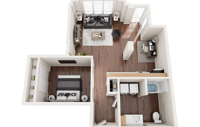 1 bed, 1 bath, 777 sqft, $2,011