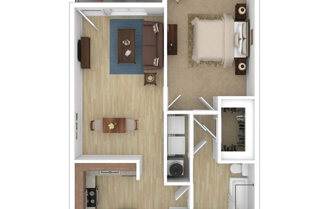 1 bed, 1 bath, 848 sqft, $1,999