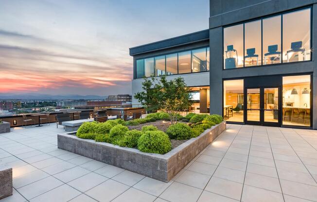 Rooftop terrace with scenic views and direct access to our indoor social spaces.