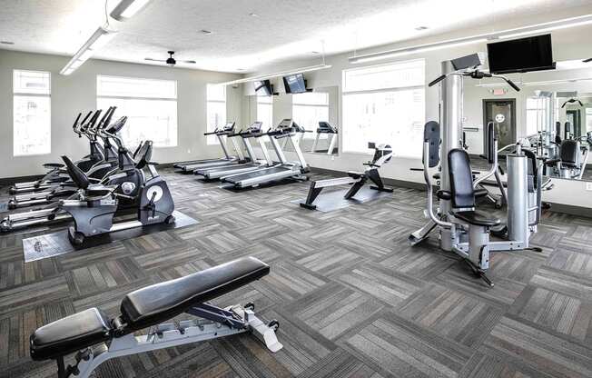 Two fitness centers at East Lake Flats in Lincoln, NE