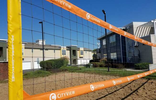 sand volleyball court