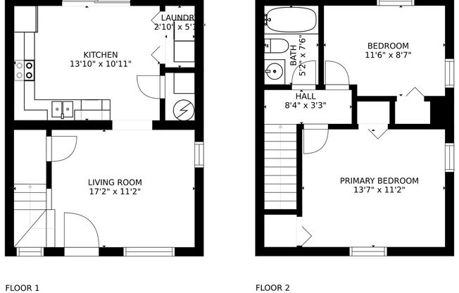 2 beds, 1 bath, 950 sqft, $2,300, Unit D